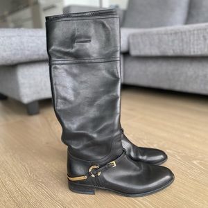 Christian Dior Etrier Leather Boots